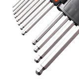 12-piece set of imperial hexagonal wrench set, ball head torx screwdriver, hexagonal wrench