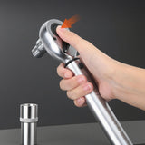 Torque wrench, professional grade, aluminum alloy handle, adjustable socket wrench, preset high precision, high torque wrench