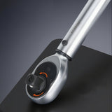 Torque wrench, professional grade, aluminum alloy handle, adjustable socket wrench, preset high precision, high torque wrench